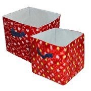 Creative Textiles PU 20 LTR Laundry Foldable Laundry Basket Bin Organizer Container for Dirty Clothes Storage Kitchen Bedroom Bathroom Set of 2 - Image 3