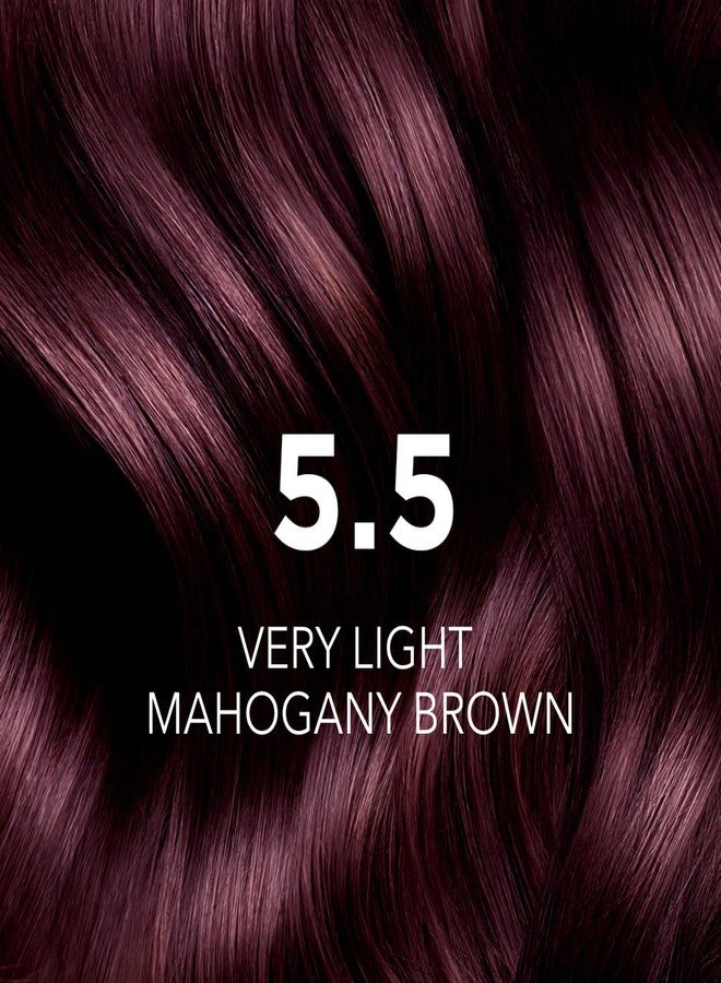 Phytocolor Permanent Hair Color, 5.5 Very Light Mahogany Brown, with Botanical Pigments, 100% Grey Hair Coverage, Ammonia-free, PPD-free, Resorcin-free - Image 3