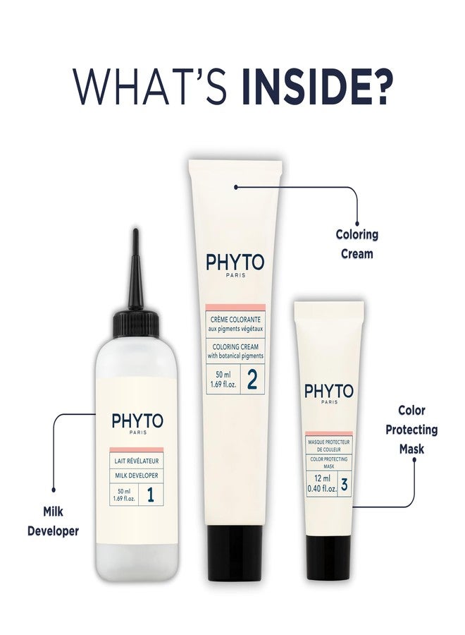 Phytocolor Permanent Hair Color, 5.5 Very Light Mahogany Brown, with Botanical Pigments, 100% Grey Hair Coverage, Ammonia-free, PPD-free, Resorcin-free - Image 5