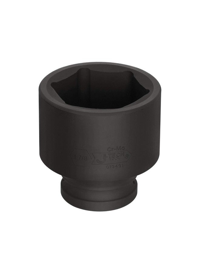 Jetech 3/4 Inch Drive 1-7/8 Inch Standard Impact Socket, Made with Chrome Molybdenum Alloy Steel, Heat Treated, 6-Point Design, SAE - Image 2