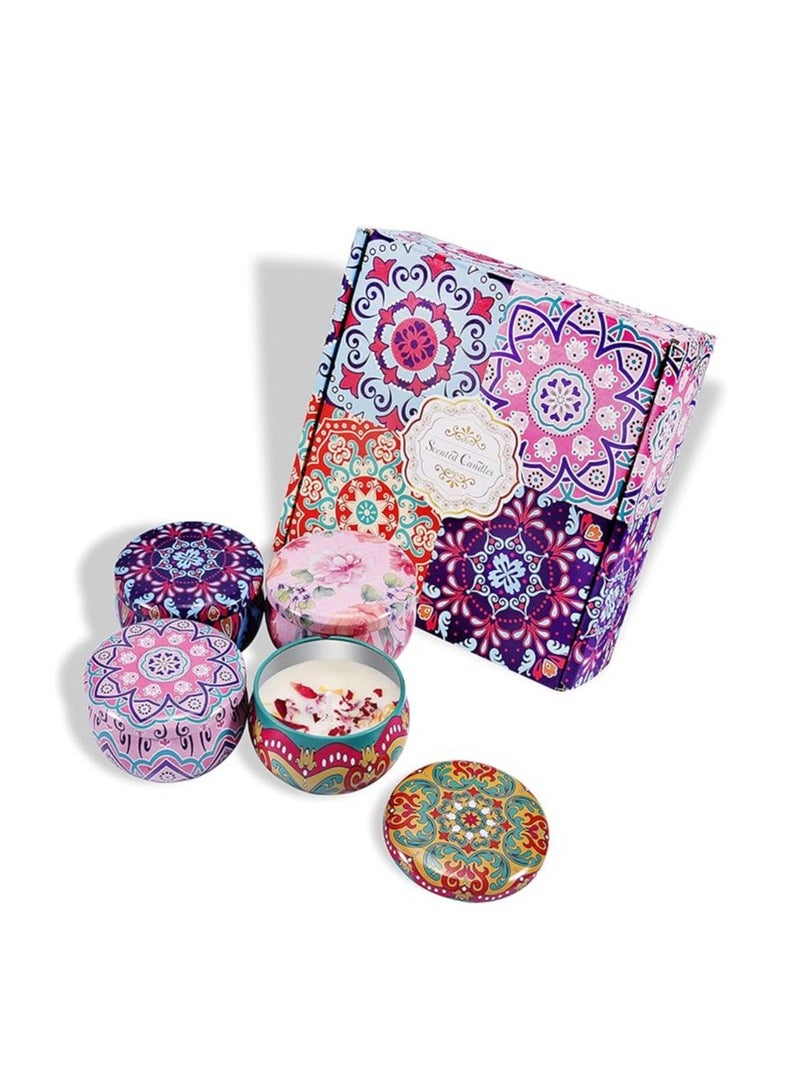 Andalusi Scented Candles – Elegant Design, Luxurious Fragrance, a Touch of Warmth and Style – Set of Multi-Shaped and Multi-Colored Candles - Image 5