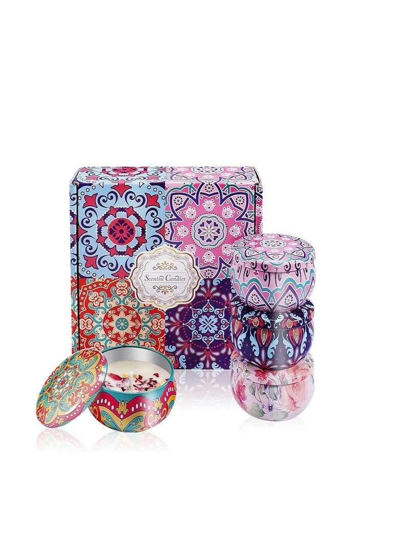 Andalusi Scented Candles – Elegant Design, Luxurious Fragrance, a Touch of Warmth and Style – Set of Multi-Shaped and Multi-Colored Candles - Image 4
