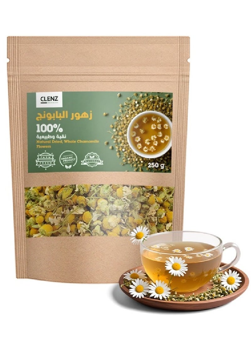 CLENZ Natural Dried Whole Chamomila Flowers - 250 g  - Image 1