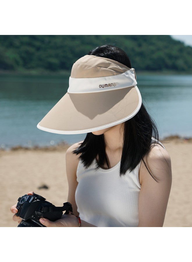 TonLion Fisherman Hat Sun Hat Breathable Cap Wide Brim Fishing Hat Face Covering Sun Hat Egg Roll Cap - Image 4