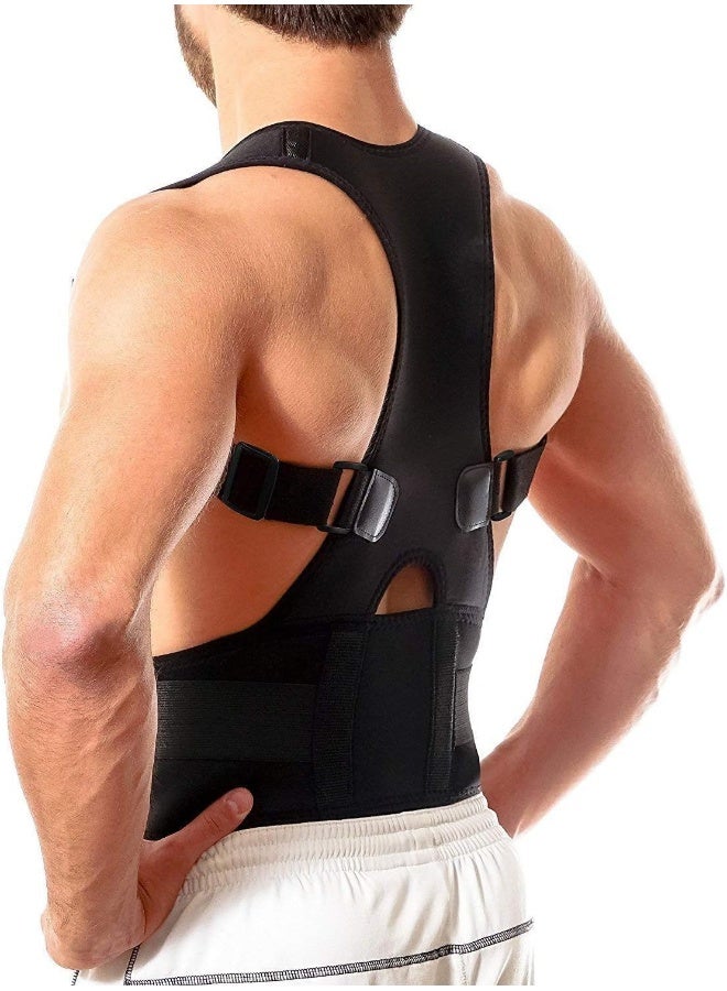 3ctech Back Brace Posture Corrector, Medical Grade Fully Adjustable Support Brace - Improves Posture and Provides Lumbar Support, for Lower and Upper Back Pain - Men and Women - Image 2