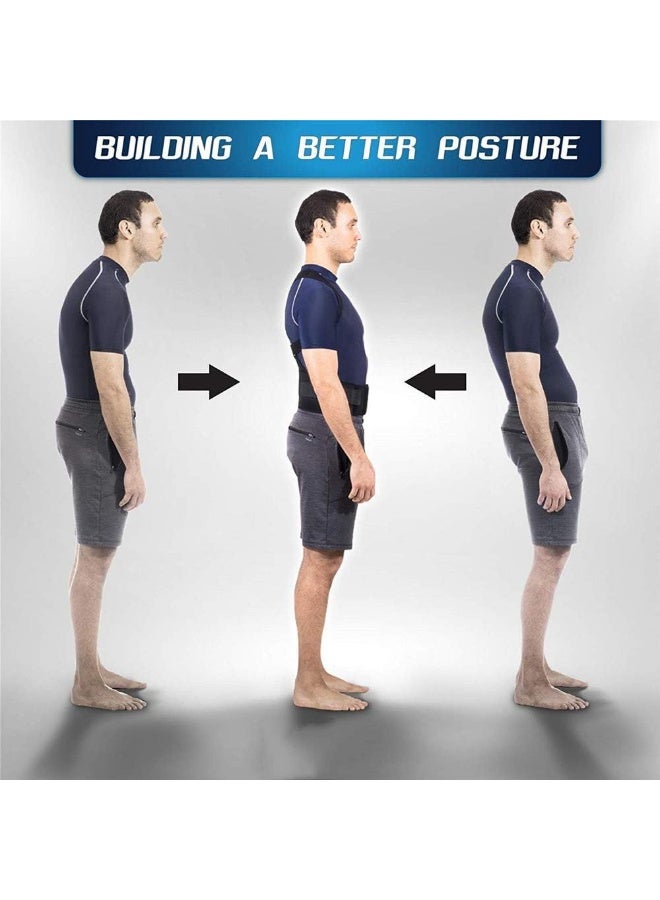 3ctech Back Brace Posture Corrector, Medical Grade Fully Adjustable Support Brace - Improves Posture and Provides Lumbar Support, for Lower and Upper Back Pain - Men and Women - Image 4