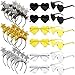 Jutom 24 Pcs 2026 New Year Eve Party Supplies for 12 Guests Happy New Year Headbands Gold Black Eyeglasses Accessories Kit for 2026 Eve Party Decorations Holiday Celebration - Image 4