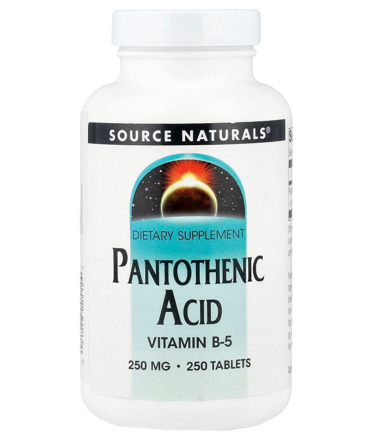Pantothenic Acid 250 mg 250 Tablets