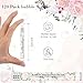 Hollowfly Wedding Mini Bubble Wands for a Wedding Bulk Heart Bubble for Guests Send Off Wand Adults Party Supplies Valentine Anniversaries Celebration120 CountPink BlackPink Flower - Image 4