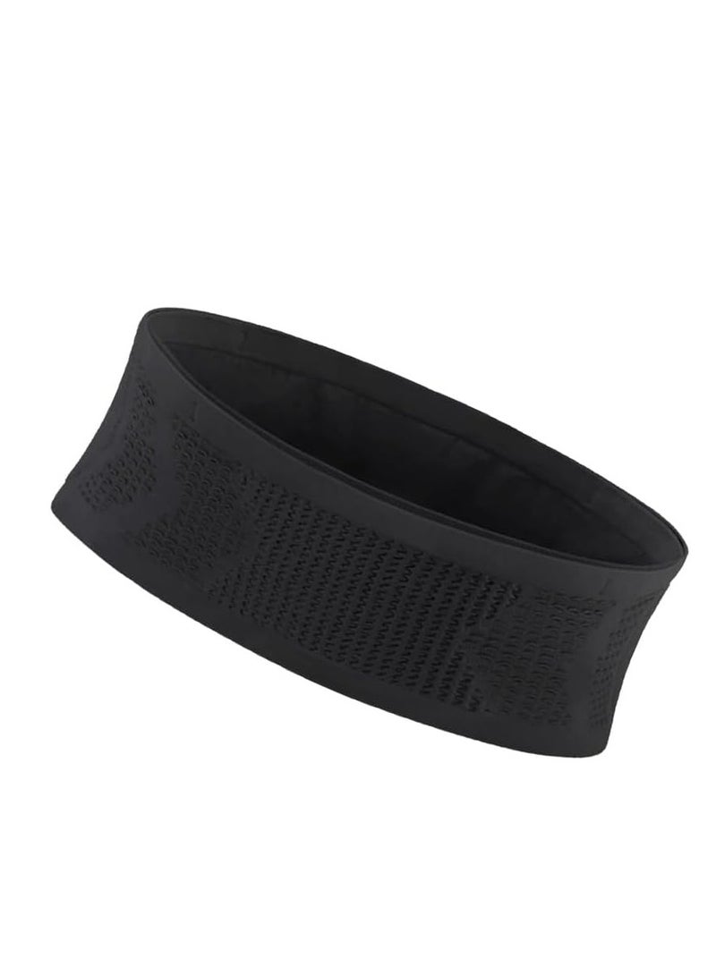 Oasisgalore Compact Running Belt, moisture-wicking with 4 pockets, for phone, for travel and exercise, size M for women.  - Image 1