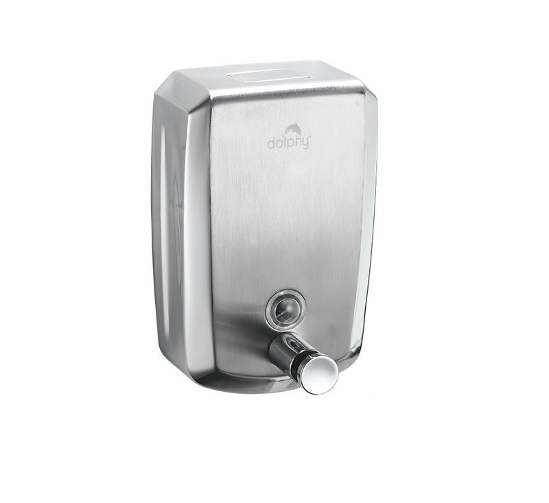 DOLPHY موزع سائل الصابون من دولفي 304 ستانلس ستيل للحمام والمطبخ - 1000 مل - Image 3