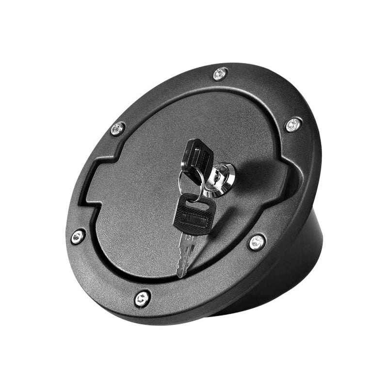 Fuel Filler Door Locking Gas Tank Cap Cover Compatible with 20072018 Jeep Wrangler JK JKU Sport Rubicon Sahara Unlimited