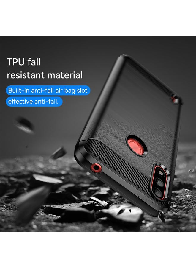 erorex Case For Lenovo K13 Brushed Texture Carbon Fiber TPU Phone Case - Image 4