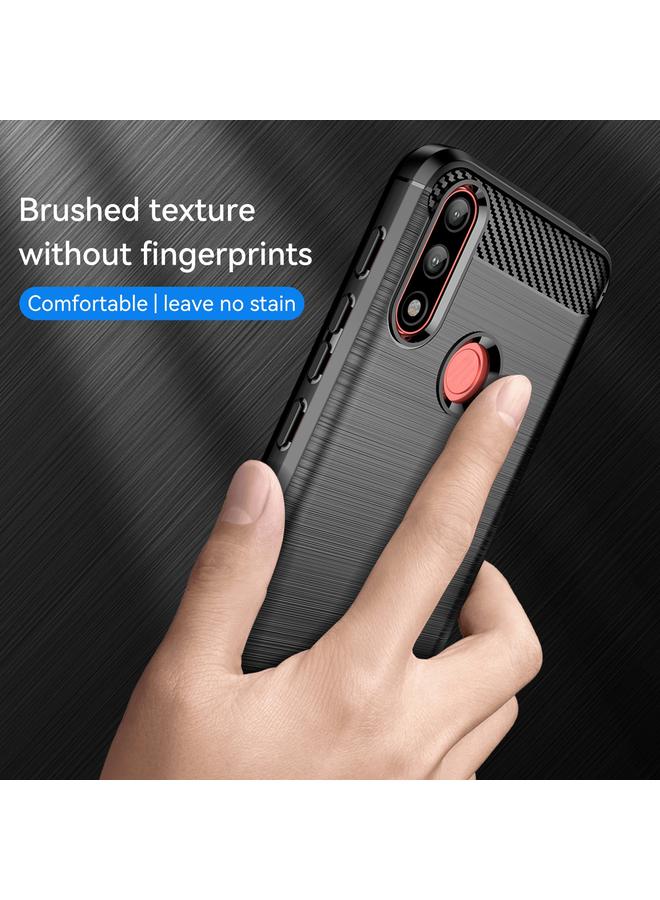erorex Case For Lenovo K13 Brushed Texture Carbon Fiber TPU Phone Case - Image 3
