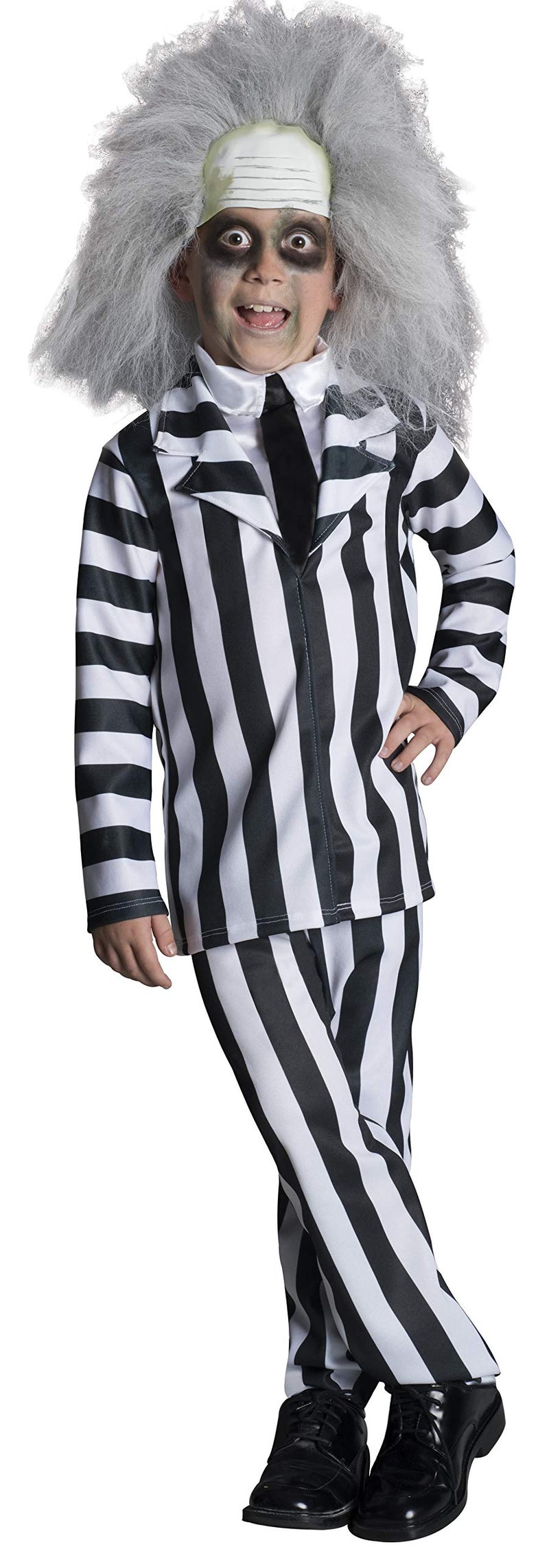 Rubies Childs Beetlejuice Deluxe Costume Wig Not Included Large