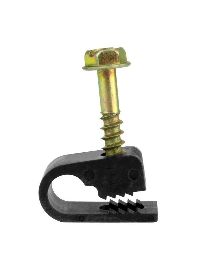 Skywalker Skywalker Flexible Single Cable Screw Clips (Pack of 100 / Black)  - Image 1
