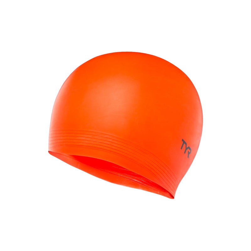 TYR Latex Adult Swim Cap for Women and Men - Training and Recreational Swimming Hat with a Durable Latex Construction - Hydrodynamic Fit - Image 1