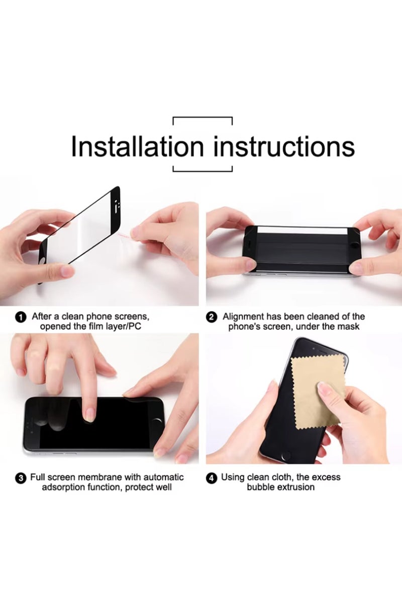 2 Pieces of itel A90 Screen Protector – Edge to Edge Tempered Glass Screen Protector, High Transparency, Delicate Touch, Anti-Explosion, Smooth Arc Edges, Easy Installation - Image 5