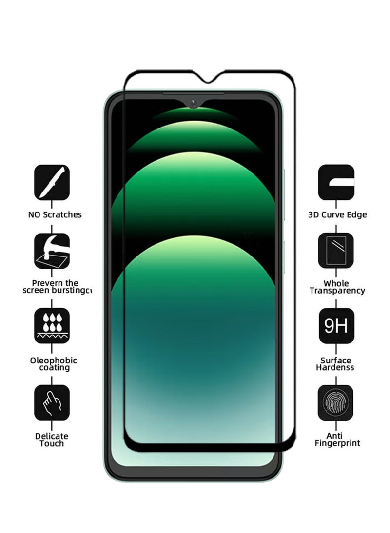 2 Pieces of itel A90 Screen Protector – Edge to Edge Tempered Glass Screen Protector, High Transparency, Delicate Touch, Anti-Explosion, Smooth Arc Edges, Easy Installation - Image 2