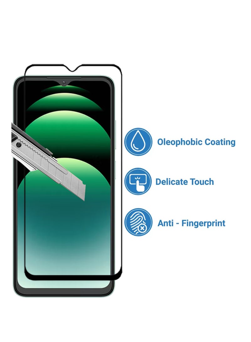2 Pieces of itel A90 Screen Protector – Edge to Edge Tempered Glass Screen Protector, High Transparency, Delicate Touch, Anti-Explosion, Smooth Arc Edges, Easy Installation - Image 3