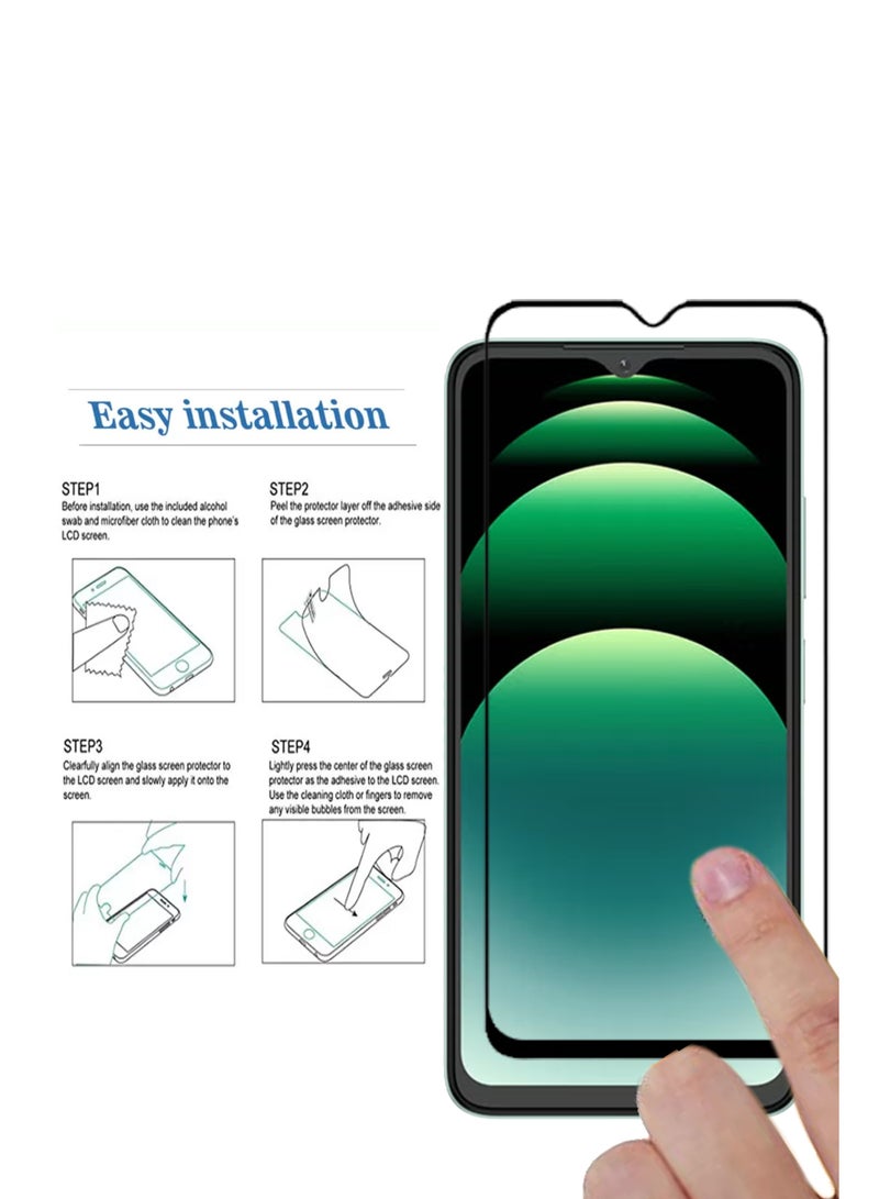 2 Pieces of itel A90 Screen Protector – Edge to Edge Tempered Glass Screen Protector, High Transparency, Delicate Touch, Anti-Explosion, Smooth Arc Edges, Easy Installation - Image 4