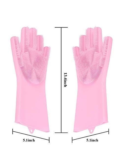Yanmai - Yanmai Silicone Scrubber Gloves: Reusable Cleaning Brush for Efficient and Gentle Scrubbing0 - Image 1