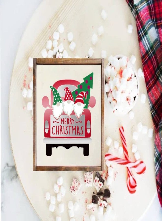 DGAGA 19PCS Christmas Silk Screen Stencils,Xmas Chalk Paste Minin Squeegees & Stencil Silkscreen Set Reusable Chalk Mesh Transfers Self Adhesive Stencils for Painting on Wood,Furniture,Home Decor - Image 2