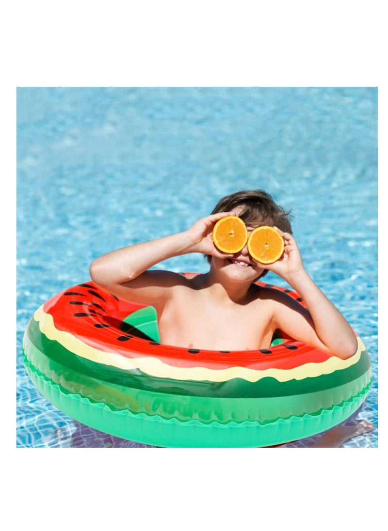 Generic - Inflatable swimming ring for kids, summer beach swimming pool swimming ring equipment lemon 60cm - Image 1