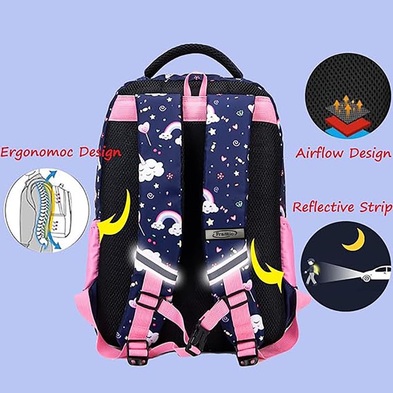 Frantic Printed Tution School Backpack School Bag Printed For Class 1 to 5 For School Going Boys & Girls (20 L) - Image 2