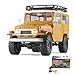 EAZYRC X FMS 110 Toyota Land Cruiser FJ40 RS with Licensed RC Truck Blue All Terrain Waterproof 4WD 35T 550 Motor RC Crawler for Adult24Ghz Remote Control RS VersionYellow - Image 4