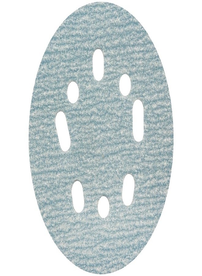 نورتون قرص إزالة طلاء أكسيد الزركونيا عالي الكثافة (UVH) من نورتون 1918572 بروساند، 5 بوصات، 5 و8 فتحات، 44؛ حبيبات 40، خشن جدًا - عبوة من 10 قطع - Image 1