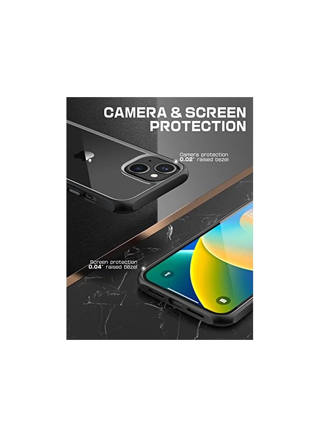 SupCase Unicorn Beetle Style Series Case for iPhone 14 / iPhone 13 6.1 Inch, Premium Hybrid Protective Slim Clear Case (Black) - Image 5