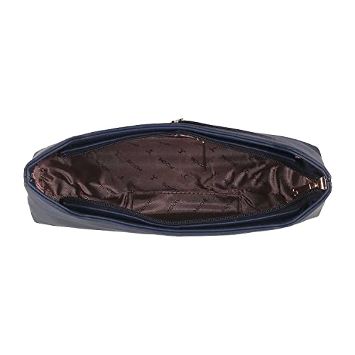 Mochi Blue Faux Leather Premium Zipper Casual Sling Bag For Women (66-7213) - Image 2