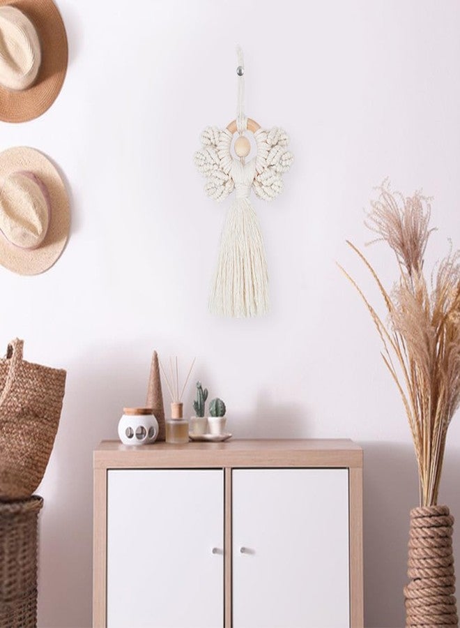 ORIGACH 3 Set DIY Angel Macrame Kit, Boho Wall Hanging Ornament for Beginners, Angel Wings Kit with Instruction Tutorial for Adults - Image 4