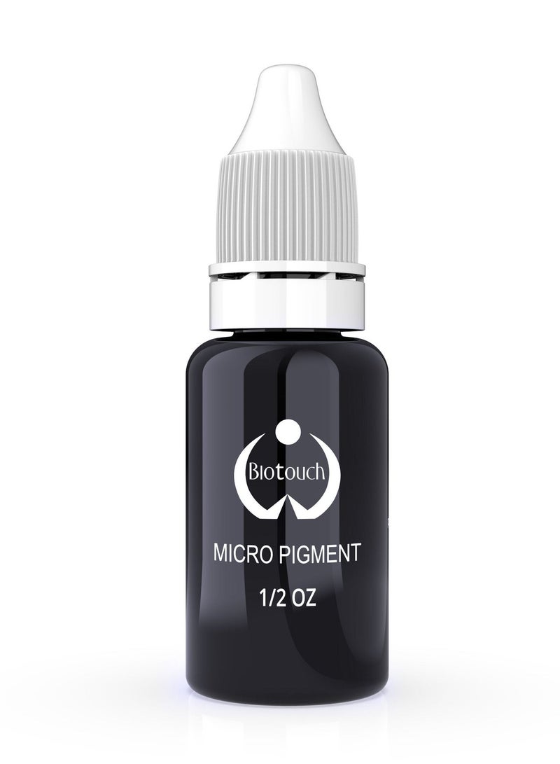 Eyebrow Pigment For Eyebrows Brows Micro pigments Microblading pigments PMU Machine Use Medical Grade No Mixing eyebrow pigment for shading For Professionals Only 15ml - Black