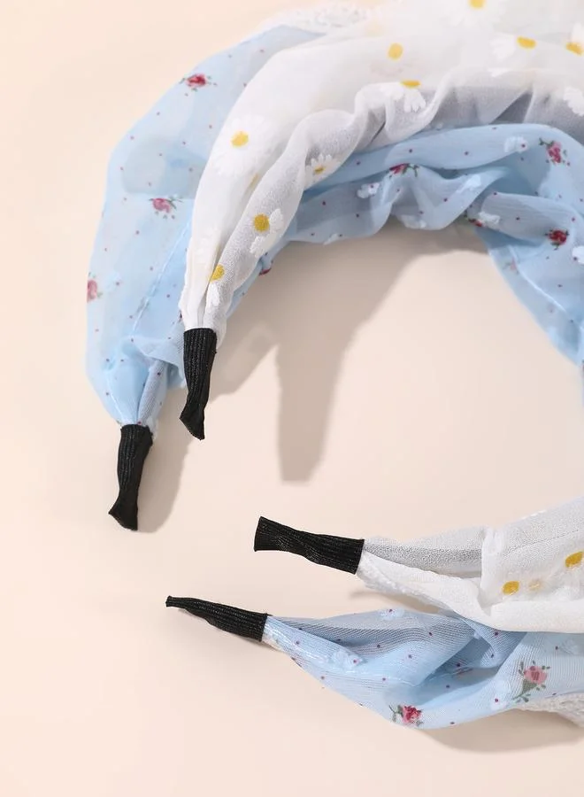 Take Two Set of 2 - Floral Print Headband