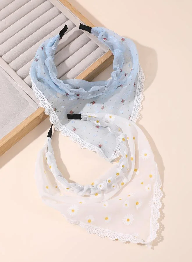 Take Two Set of 2 - Floral Print Headband