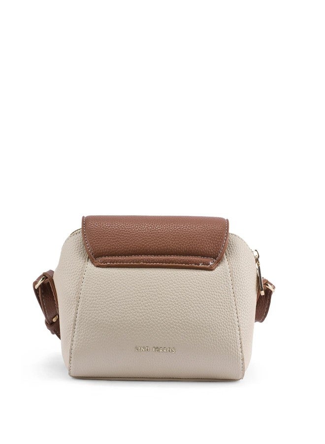 Lino Perros Voyage Dune Tan Sling Bag - Image 4