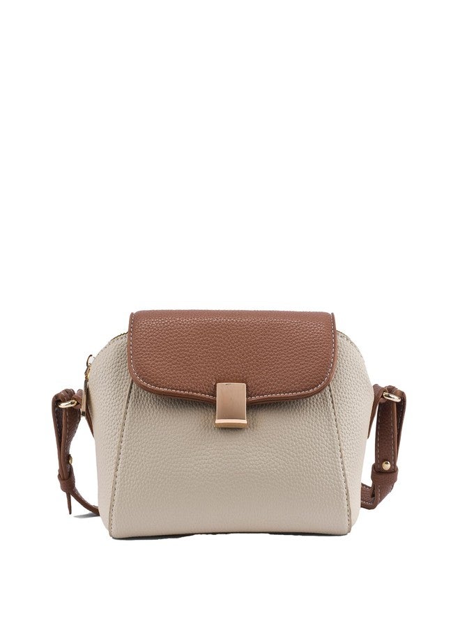 Lino Perros Voyage Dune Tan Sling Bag - Image 1