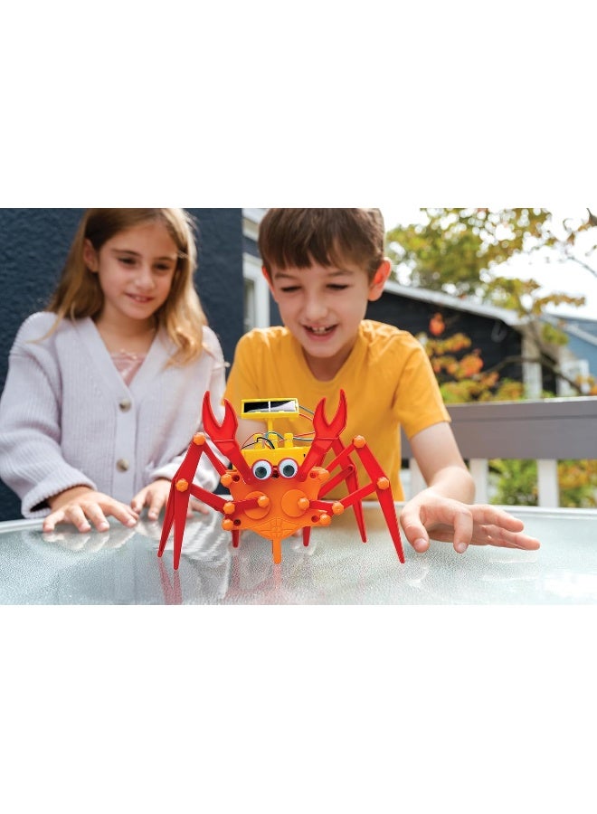 4M Green Science Hybrid Crabot – Build a Crawling Crab Robot Powered by Solar or Battery – DIY STEM Toy for Kids Ages 5+ – Educational Robotics Kit for Boys and Girls to Learn Green Energy | 00-03448 - Image 3