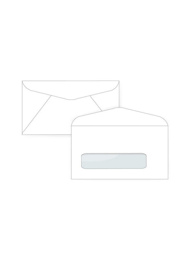 Office Express 6 3/4 Window Envelope 24 White (3 5/8 X 6 1/2) Window Envelope Series (Box Of 500) - Image 2