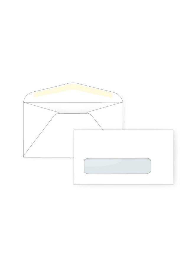 Office Express 6 3/4 Window Envelope 24 White (3 5/8 X 6 1/2) Window Envelope Series (Box Of 500) - Image 1