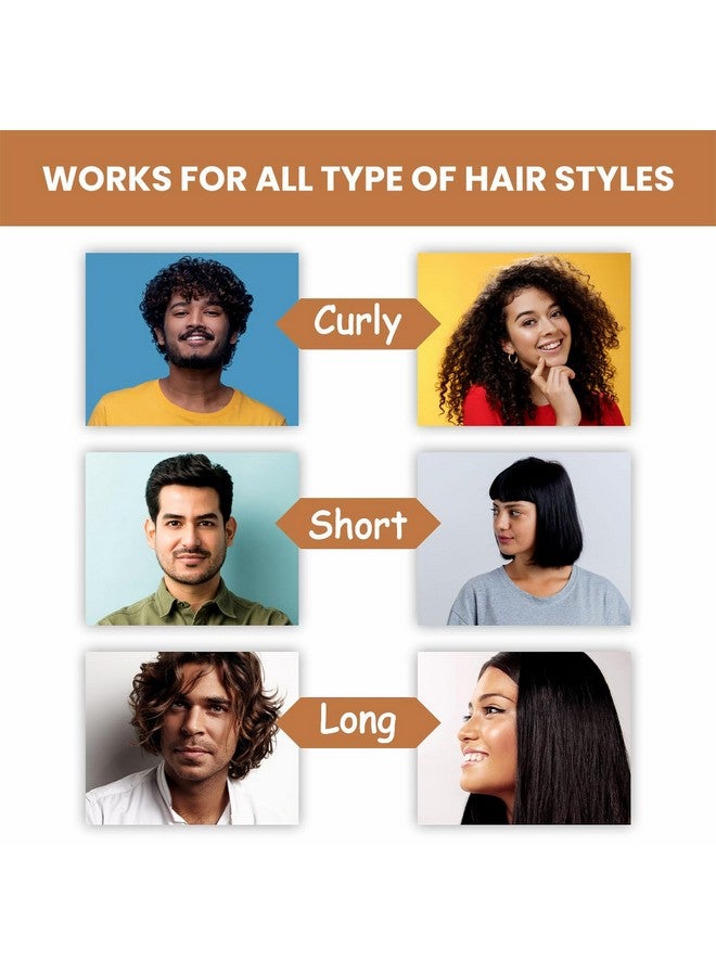 RUBAB MEN Natural Bristle Round Hair Brush Roller Comb For Men & Women| Sturdy Wooden Handle & Superior Brisles For Hairstyling, Blow Dry, Add Volume, Curling & Straightening Hairs - Image 2