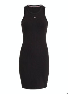 Women's Essential Ribbed Bodycon Sleeveless Dress -  Stretch cotton, Black - pzsku/ZF58AF9B2456E170191C4Z/45/_/1723743655/e233ba51-cab4-448f-a385-6a7e2f17bd8a