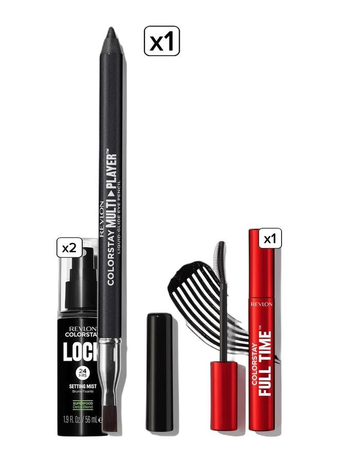 Revlon مجموعة ريفلون باور بلاي للعيون - كحل ومسكارا - Image 1