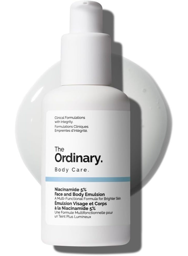 Niacinamide 5% Face and Body Emulsion, Dark Spot & Skin Tone Corrector, 100ml - Image 1