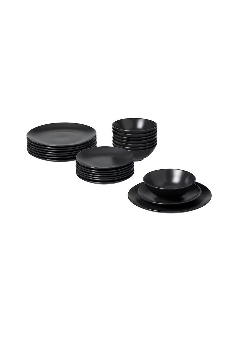 خدمة 24 قطعة ، مات رمادي غامق - Image 1