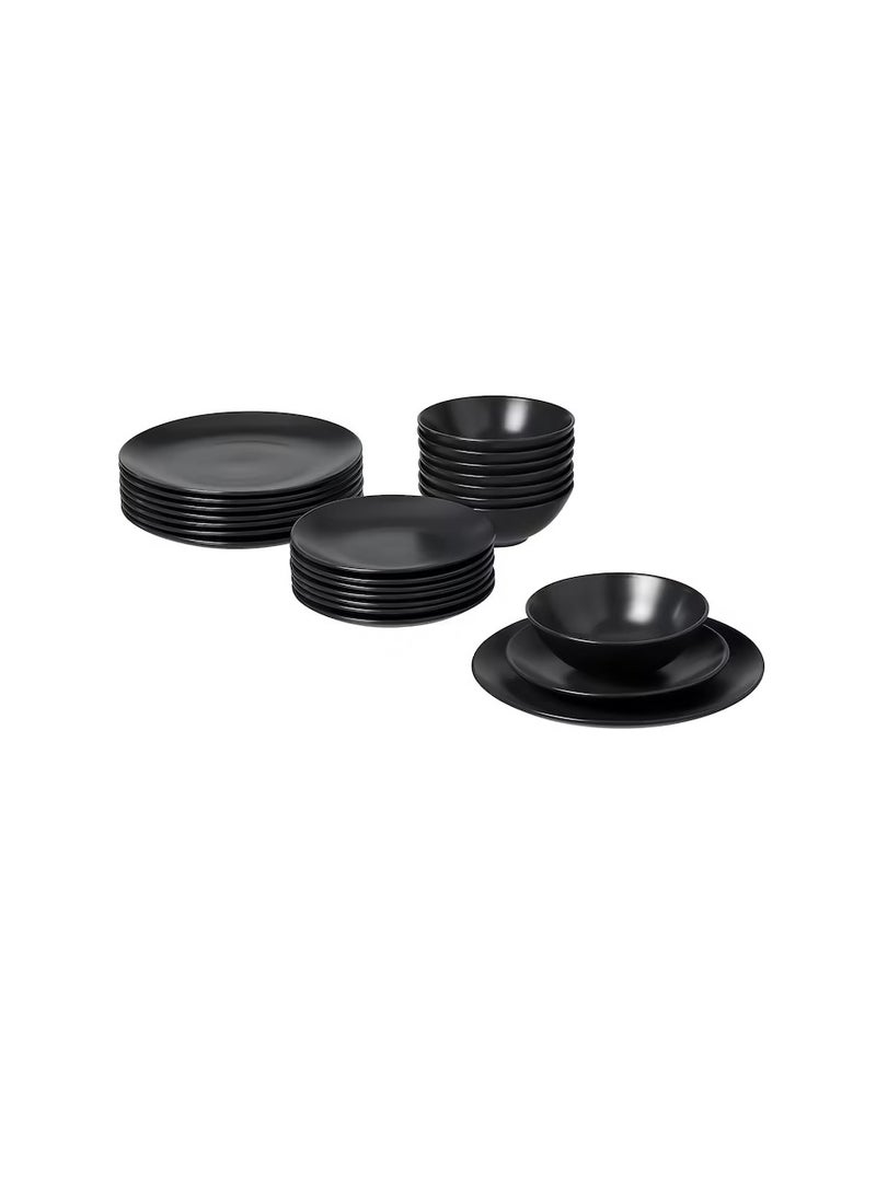 خدمة 24 قطعة ، مات رمادي غامق - Image 3