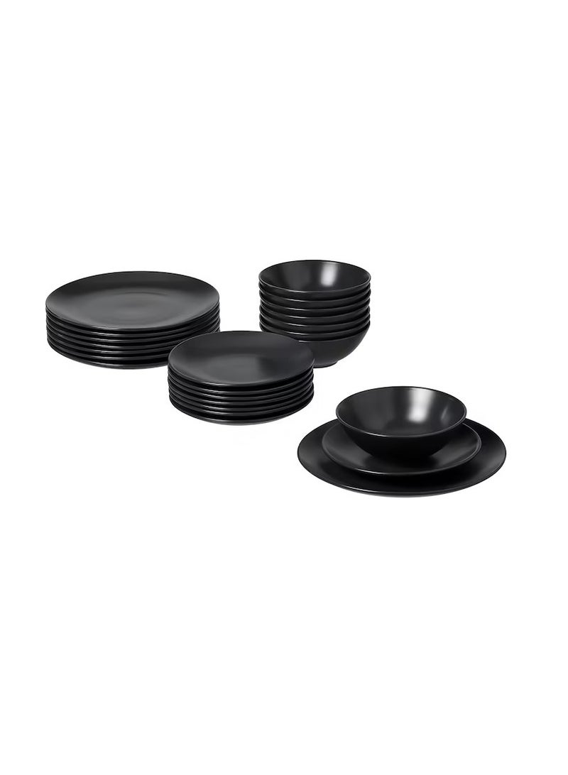 خدمة 24 قطعة ، مات رمادي غامق - Image 2