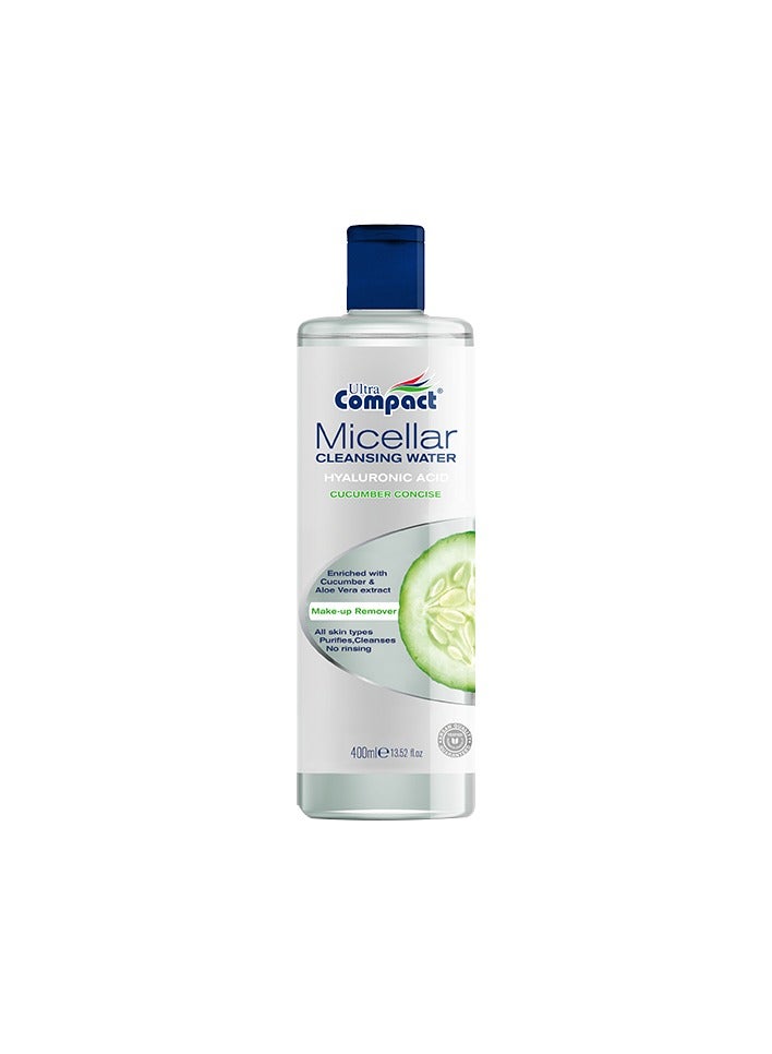 Ultra Compact Micellar Makeup Cleansing Water: Hydrating Formula - 400ml  - Image 4